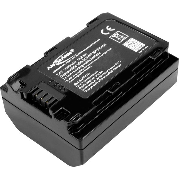 Ansmann Batteria Di Ricambio A-Son Np FZ-100-image