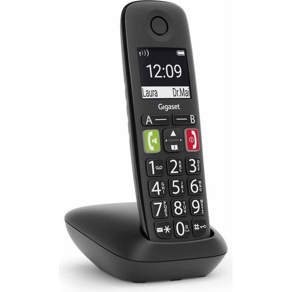 Gigaset E290 - Schnurlostelefon Mit Rufnummernanzeige - Eco Dect\Gap - Schwarz (S30852-H2901-B101)-image