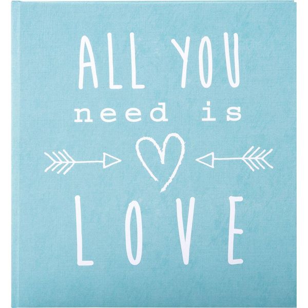Diario Di Nozze Goldbuch All You Need Is Love Turchese 23X25 Cm 44 Pagine-image