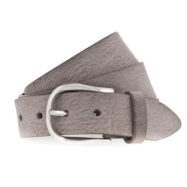 Vanzetti Pelle Cintura Genuine Beauty 35Mm Full Leather Belt W90 Mouse Gray Grigio-image