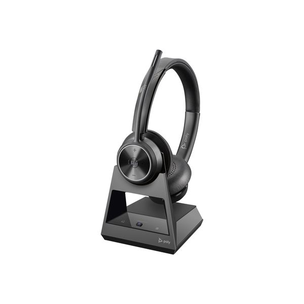 Hp Poly Poly Savi 7320-M Office Stereo Dect 1880-1900 Mhz Headset - Cuffie Ad Archetto Senza Fili - Chiamate/Musica - Blueto-image