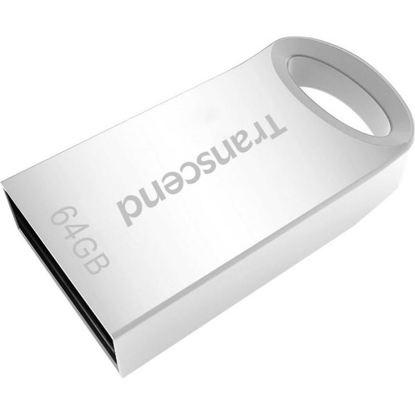 Transcend Jetflash 710 - Unità Flash Usb - 64 Gb - Usb 3.1 - Argento-image
