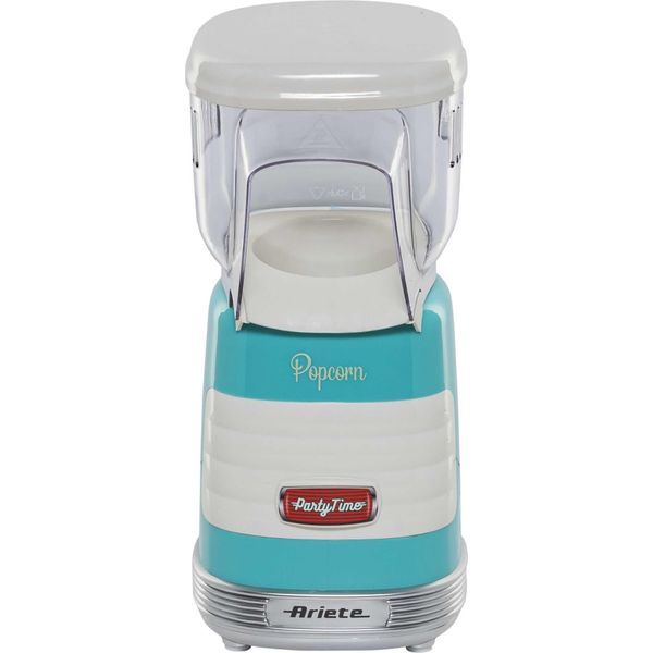 Ariete Pop Corn Party Time 2956 | Macchina Per Popcorn Azzurra 60G Ad Aria Calda-image
