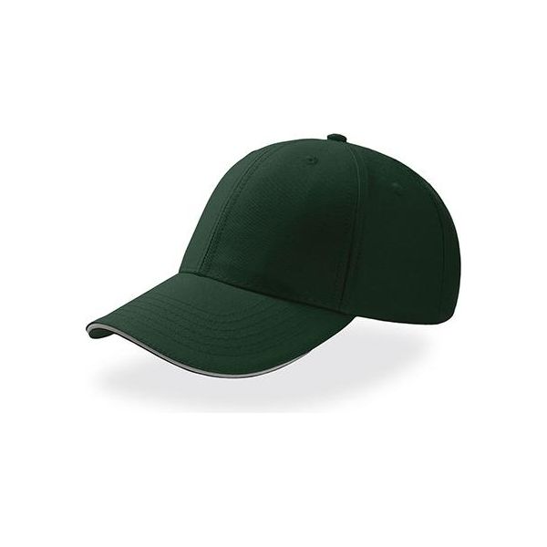 Atlantis | Sport Sandwich Cap / Berretto / Cappello - Colore: Bottle Green/White - Taglia: One Size-image