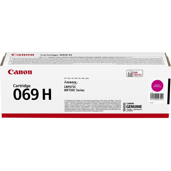 Canon Toner Crg 069M H Purpurový Pro Lbp673Cdw, Mf752Cdw A Mf754Cdw (5 500 Str.)-image