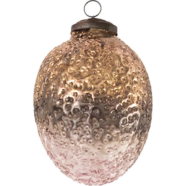 Guaina Natalizia Clayre & Eef Ø 6 Cm In Vetro Rosa-image