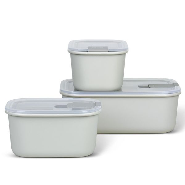 Mepal Set Easyclip 3 Pezzi (2 X 450 Ml + 1000 Ml) - Bianco Nordico-image