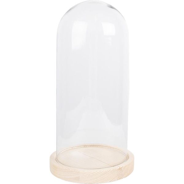 Campana Clayre & Eef Ø 13X26 Cm Legno Marrone-image