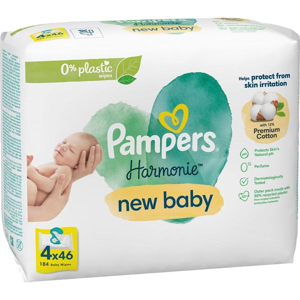 Pampers® 8006540815762 Pampers® FeuchttüCher New Baby Harmonie™, 184 St.-image