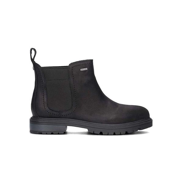 Clarks Doxburyjazzgtx Nero Pelle Impermeabile Stivali Da Donna Clarks Doxburyjazzgtx Nero Pelle Impermeabile 35,5-image