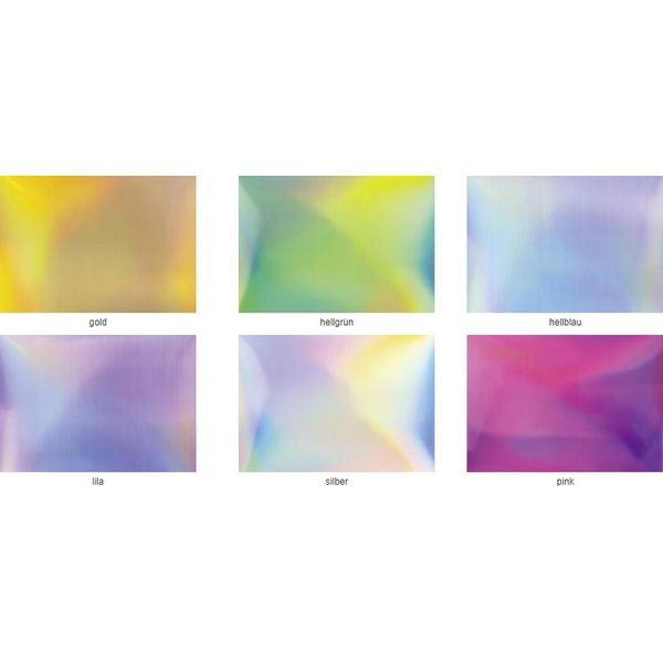 Folia 120199+11111 Folia Cartoncino Iridescente, 250 G/M², 500 X 700 Mm, Assortito-image