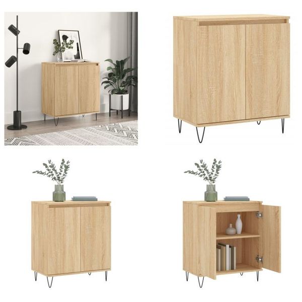 Vidaxl Credenza In Rovere Sonoma 60X35X70 Cm In Legno - Credenza - Credenze - Cassettiera - Credenza-image