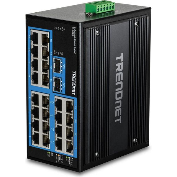 Trendnet TI-G262 Trendnet 26-Port Hardened Industrial Gigabit Din-Rail Switch-image
