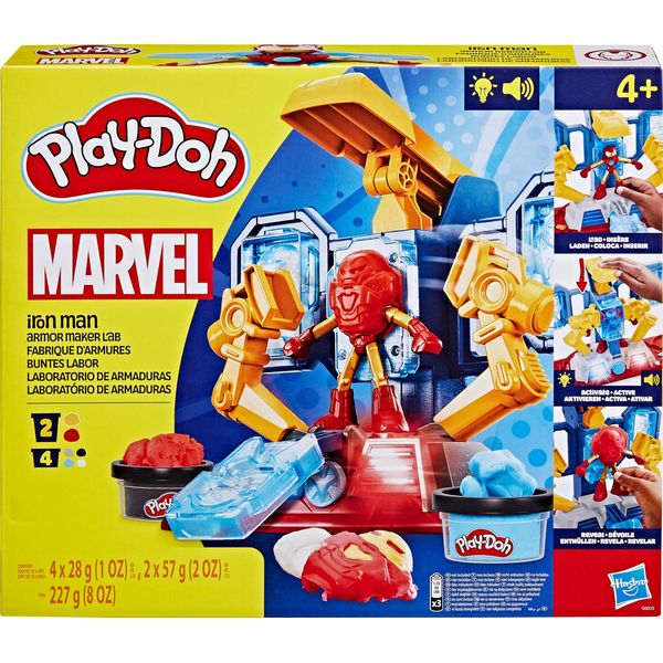 Hasbro - Zestaw AkcesorióW Play-Doh Iron Man Laboratorium Premium-image