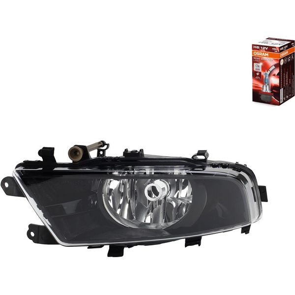 Johns, Fendinebbia Sinistro + Osram Night Breaker Laser Compatibile Con Skoda Superb 7141295 3T0941701C-image