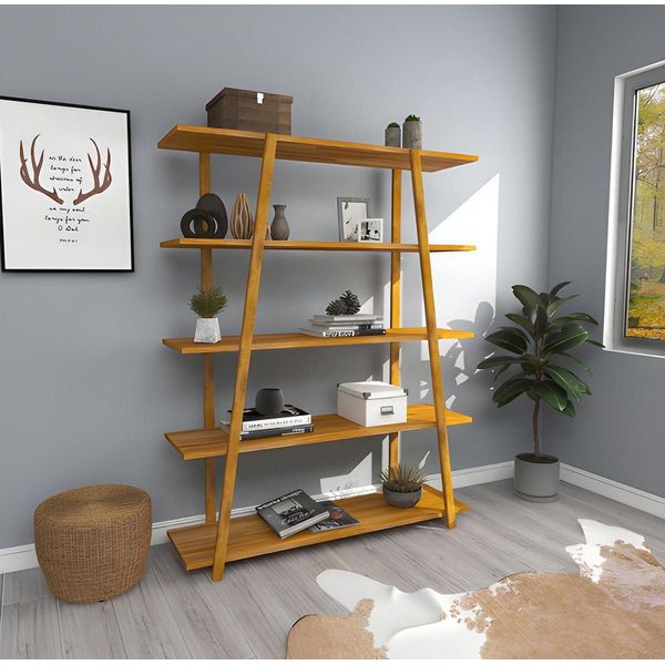Libreria Moderna In Legno Scaffali Di Alta Qualità Soggiorno Armadi Di Lusso-image
