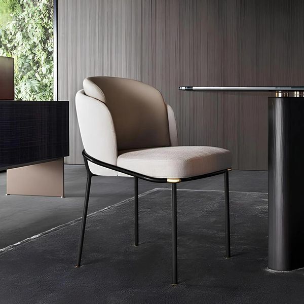 Sala Da Pranzo 1X Sedia Sedie Imbottitura Tessile Poltrona Moderna Di Design Lusso-image