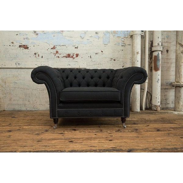 Poltrona Chesterfield Divano Tv Divano A 1 Posto Tessuto Tessuto Divano Tappezzeria 201-image