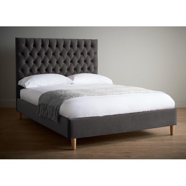 Letto Chesterfield Letto Imbottito Lusso Camera Da Letto Matrimoniale Design Letti Nuovo-image