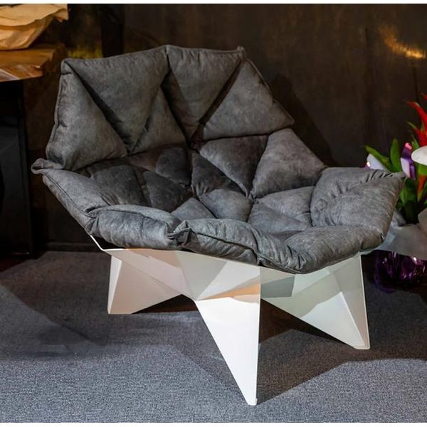 Poltrona Design Divano Divano Seduta Tessile Lounge Club Tappezzeria Lusso Seduta Relax Nuovo-image