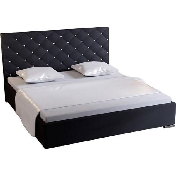 Letto Di Design Camera Da Letto Letti Tessile Hotel Tappezzeria Di Lusso 280X200Cm Tessuto Nuovo-image