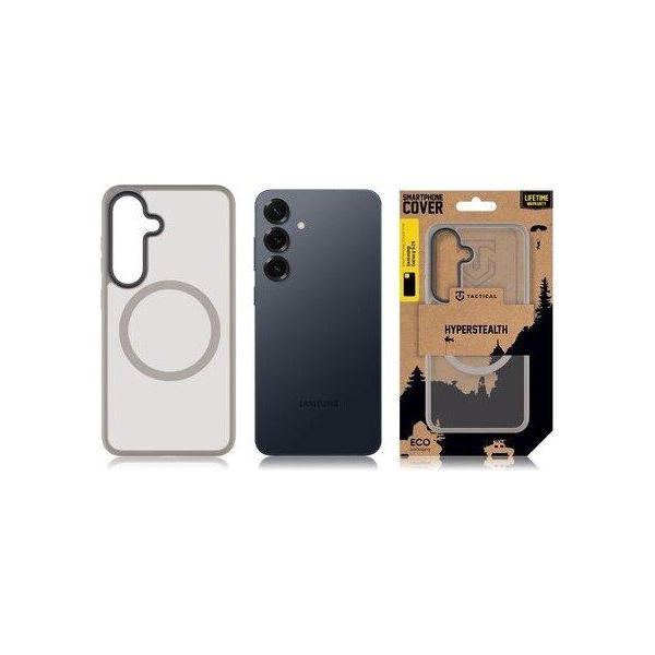Cover Posteriore Tattica Magforce Hyperstealth Galaxy S25 Grigio Chiaro-image