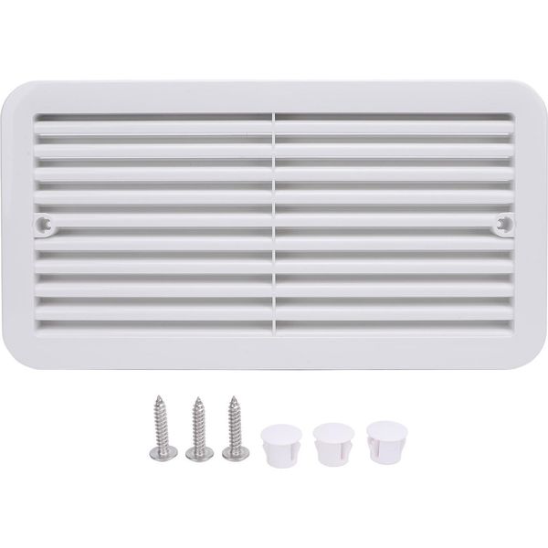 Griglia Di Ventilazione Laterale Rv 13.78X7.32In Uv -Resistenza Rettangolo -Copertura Griglia Di Ventilazione Per Veicoli Da Campeggio Camper Rimorchi-image