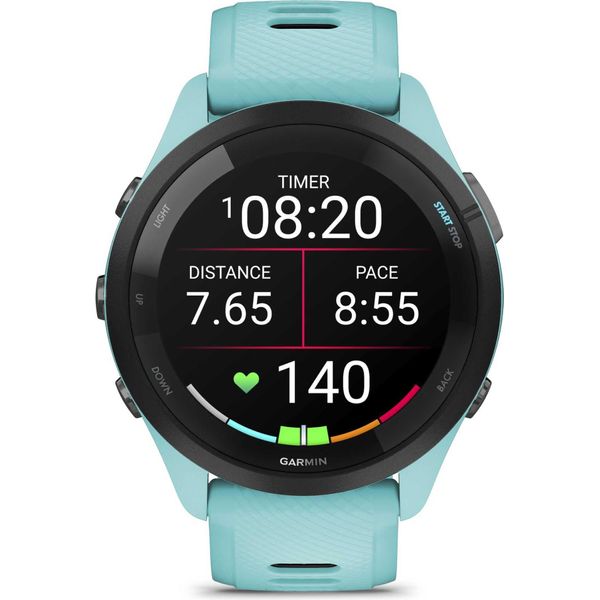 Garmin Forerunner 265 3.3 Cm (1.3") Amoled 46 Mm Digital 416 X 416 Pixels Touchscreen Black. Blue Wi-Fi Gps (Satellite)"-image