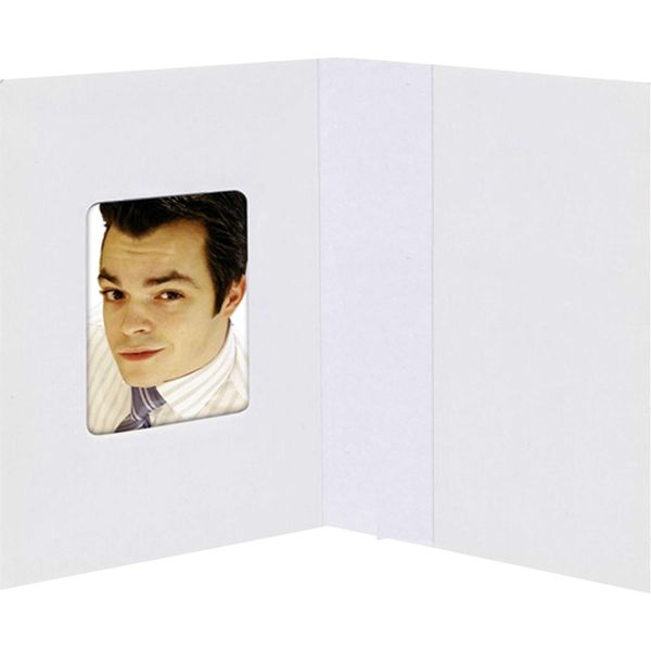 1X100 Cartelle Fototessera Daiber Bianco Opaco 3,8X5,8Cm-image