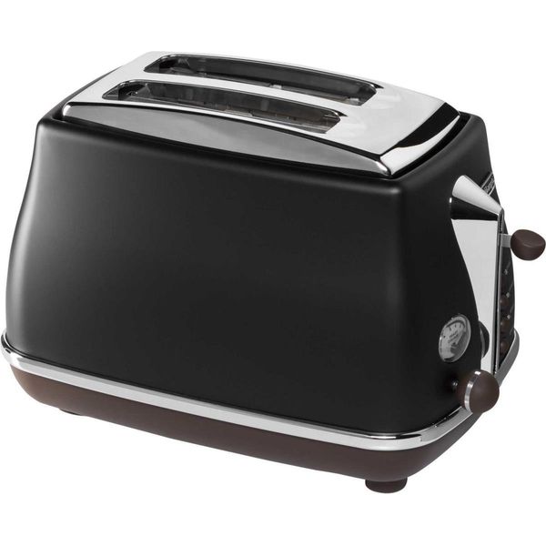 De'longhi Icona Vintage Ctov 2103.BK - Tostapane - 2 Dischi - 2 Fessure - Nero-image
