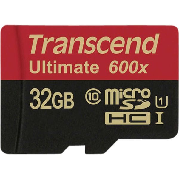 Transcend Ultimate Series TS32GUSDHC10U1 - Scheda Di Memoria Flash - 32 Gb - Uhs Classe 1 / Classe 10 - Sdhc UHS-I-image