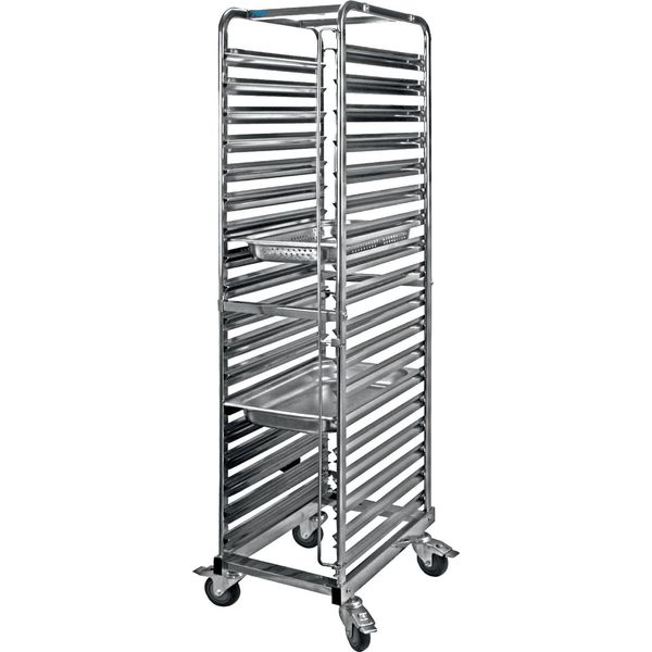 Carrello A Ripiani Per Teglie Da Forno 600 X 400 Mm Modello Liam, Dimensioni: L 620 X P 420 X H 1735-image