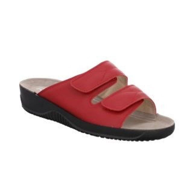 Rohde Soltau-40 1940 Sandali Donna Muli Zoccoli Larghezza F 1/2, Dimensione:41 Eu, Colore:Rosso-image
