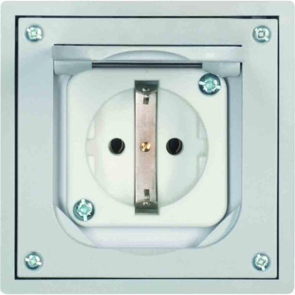 Abl Sursum Schuko Presa Di Corrente IP41 Gr Alluminio Pressofuso-image