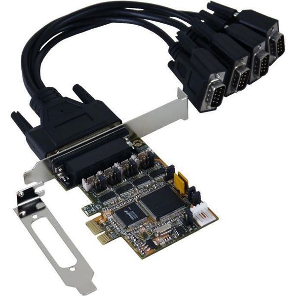 Exsys EX-44384 - Pcie - Vga - Pcie 3.0 - RS-232 - Pc - SB16C1054PCI-image