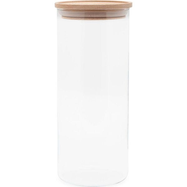 Eva Solo Vaso Di Stoccaggio Con Coperchio In Legno Da 1,5 Litri-image
