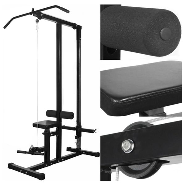 Vidaxl Stazione Fitness Con Set Di Bilancieri E Manubri Da 30,5 Kg-image