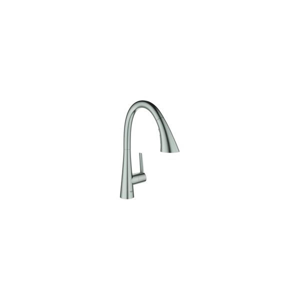Grohe SpüLtischmischer Zedra Smartc Supersteel, Herausziehbare Brause (32294DC2)-image