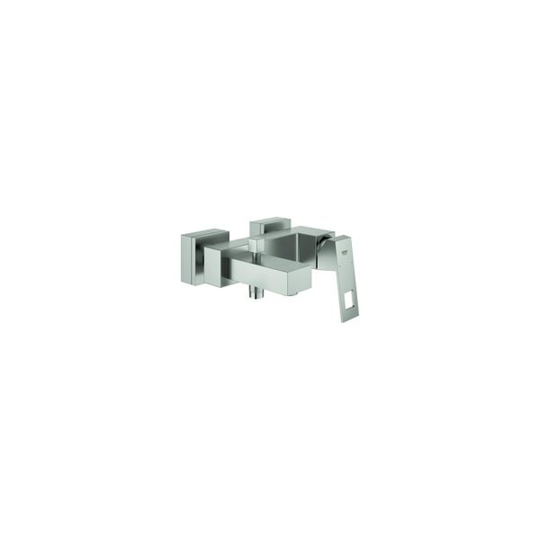 Grohe Wannen-Einhebelmischer Eurocube Supersteel, Wandmontage (23140DC0)-image