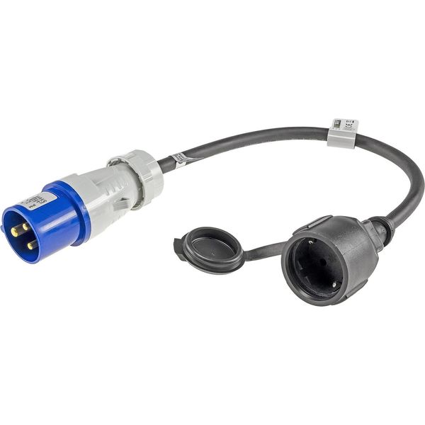 Adattatore Cavo Cee Da Spina A Presa Di Contatto Di Terra 35Cm IP44-image