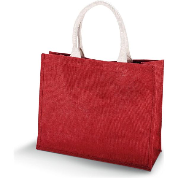 Borsa Da Spiaggia In Iuta Da Donna Kimood RW5614 (Taglia Unica) (Rosso Vino)-image