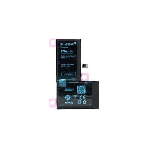 Bluestar Batteria Di Ricambio Compatibile Con Iphone X 2716Mah Li-Lon Sostituzione Batteria Accu APN:616-00351-image