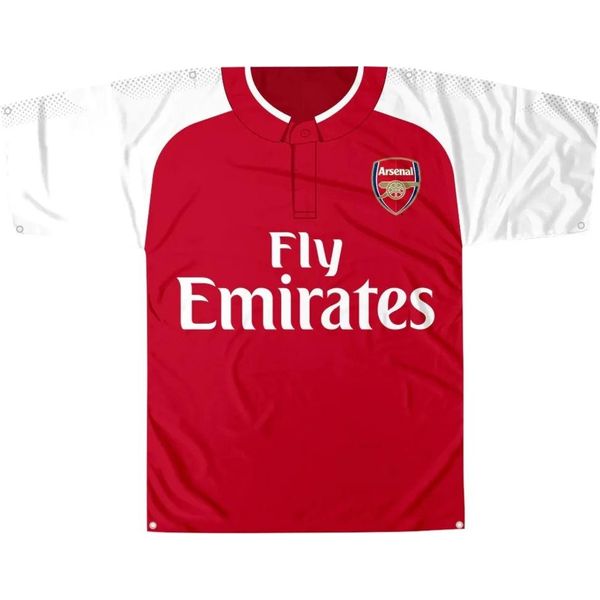 Arsenal Fc Kit Shape Banner/Bandiera SG16184 (Taglia Unica) (Rosso/Bianco)-image