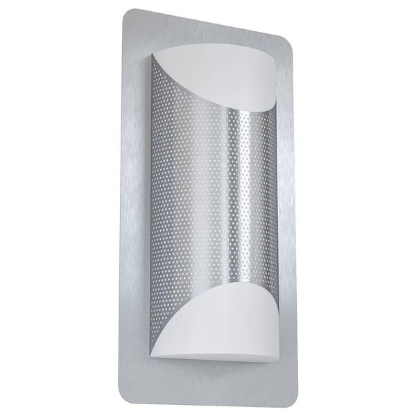 Eglo 98716 Cistierna 1 E27 Applique Da Esterno In Acciaio Inox Bianco IP44-image