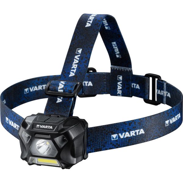 Varta Work Flex Motion Sensor H20 Nero Blu Torcia A Fascia Led-image