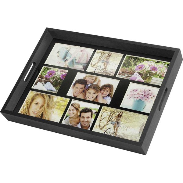 Zep Vassoio Per Foto Nero 43X35 Vassoio Per Foto In Legno 9 Immagini W002-image