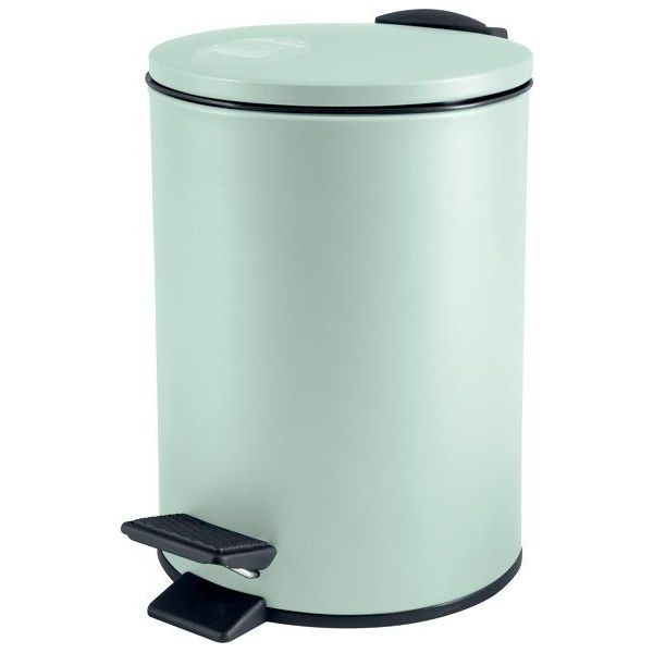 Cestino Per Cosmetici Spirella Da 3 Litri In Acciaio Inox Con Chiusura Ammortizzata E Cestino Interno "Adelar"" Cestino Per Bagno Softclose Cestino Per Rifiuti Verde Ghiaccio"-image