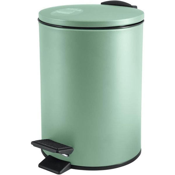 Spirella Cestino Per Cosmetici Da 3 Litri In Acciaio Inox Con Chiusura Ammortizzata E Cestino Interno "Adelar"" Cestino Per Bagno Cestino Per Rifiuti A Chiusura Ammortizzata Verde"-image