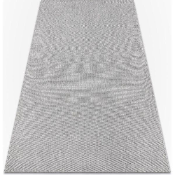 Tappeto Di Spago Sizal Flat 48663/320 Grigio GŁAdki Grigio 80X150 Cm-image