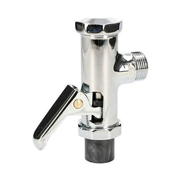 Valvola Di Risciacquo Per Wc Kotarbau® Cromo ¾'' Valvola Di Risciacquo Per Wc A Rilascio Meccanico Valvola Di Risciacquo Per Wc In Acciaio Inox Leva Per Wc Risciacquo Per Wc Facile Installazione-image